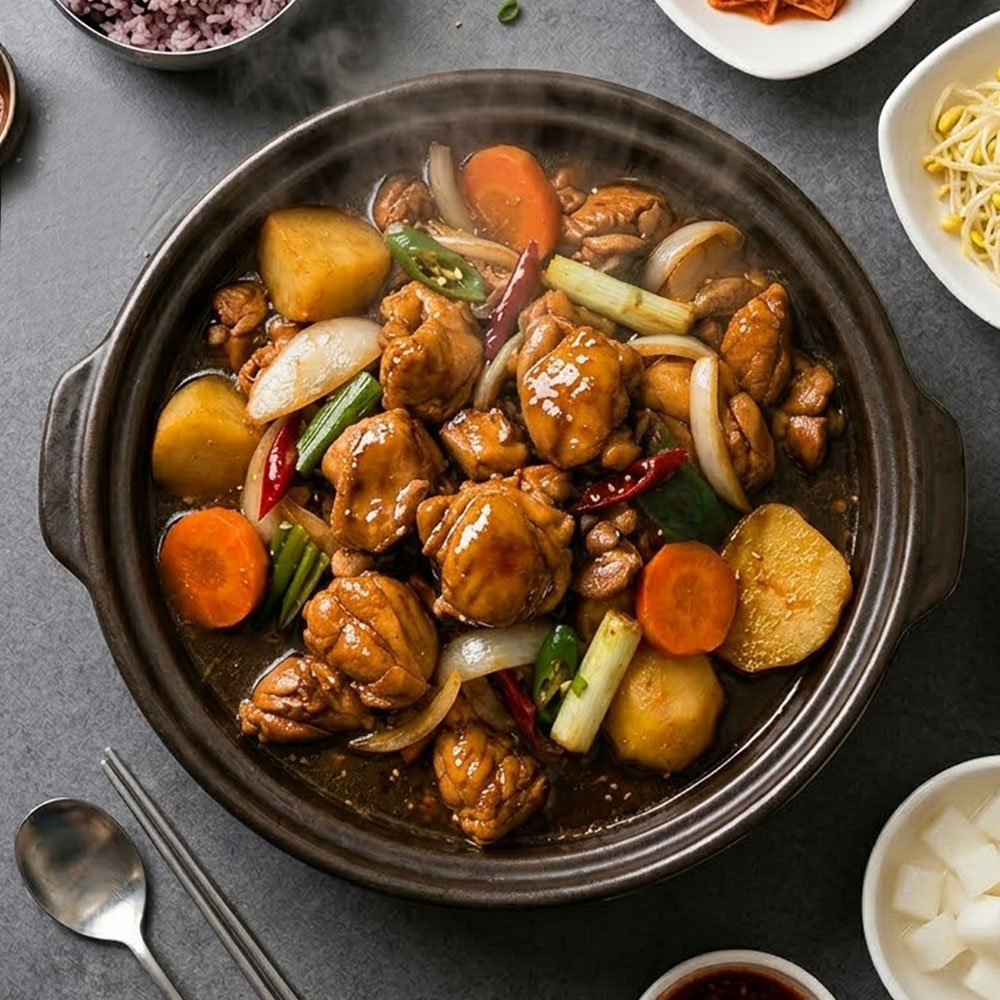 머그바 안동식 순살찜닭 800g 2개 8,600원, 감자도 당근도 안 들어 있어요