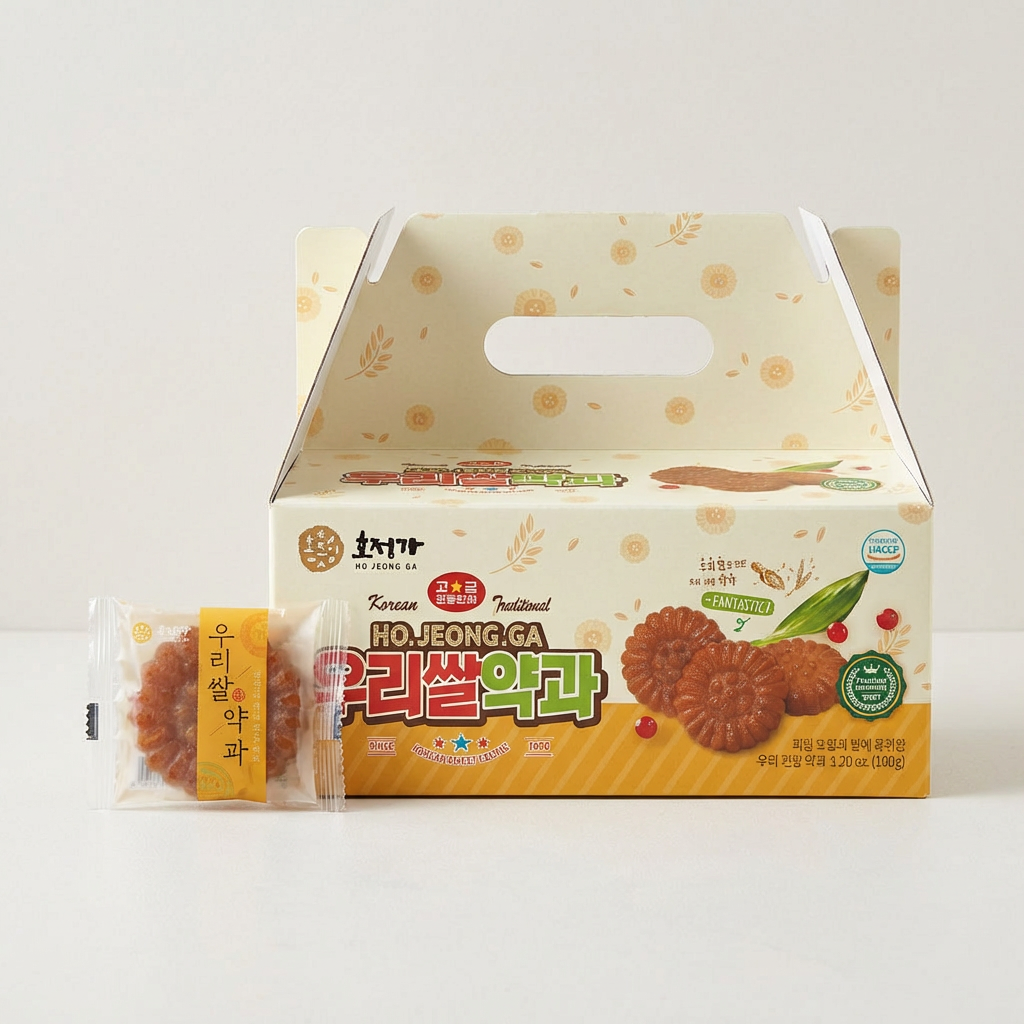 약과 칼로리 한 개 145kcal, 우리쌀약과인데 첫 번째 재료는 밀가루예요 — 호정가 우리쌀약과 1kg