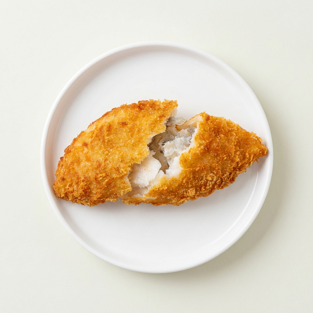 생선까스 칼로리 100g당 130kcal, 그런데 튀기기 전 숫자고 생선은 중국산 청대구예요 — 푸드앳홈 냉동 생선까스 1kg