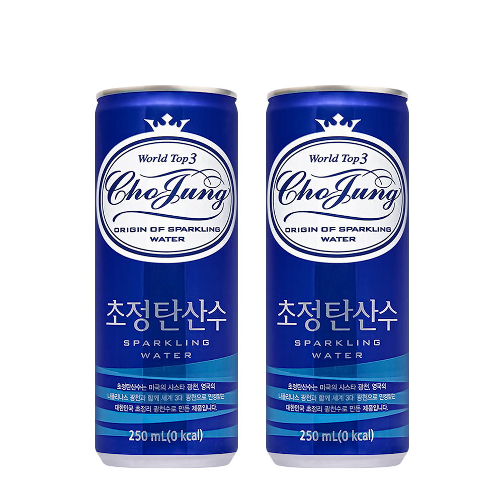 탄산수 성분표 봤더니, 초정리 광천수라는데 원재료명은 정제수예요 — 일화 초정탄산수 플레인 250ml 30캔